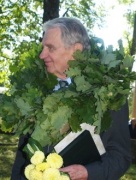 Kornelijos Ežerskytės nuotraukoje: Vaižganto premijos laureatas Justinas Marcinkevičius Kornelijos Ežerskytės nuotraukoje: Vaižganto premijos laureatas Justinas Marcinkevičius